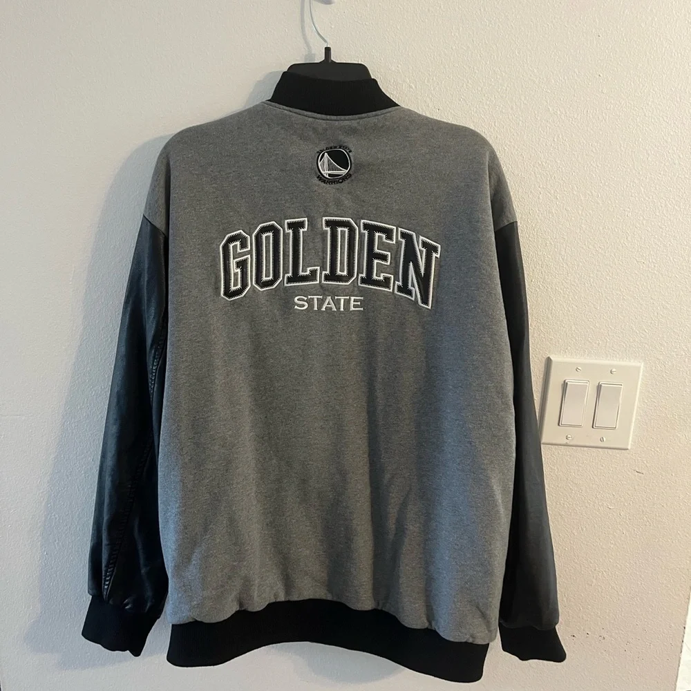 NBA Golden State Warriors Varsity Jacket Rare HTF size XL - Picture 4 of 14